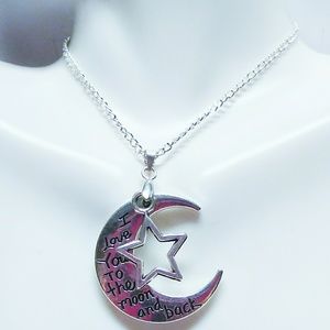 I Love You To The Moon And Back Necklace